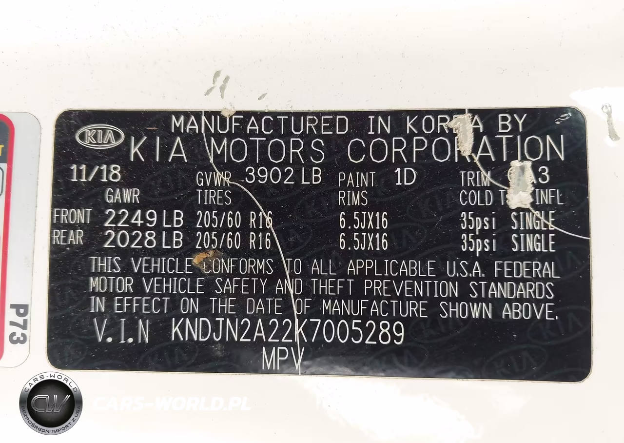 2019 Kia Soul VIN:KNDJN2A22K7005289 - 9