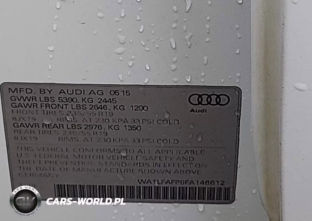 2015 Audi Q5 2.0T Premium VIN:WA1LFAFP9FA146612 - 9