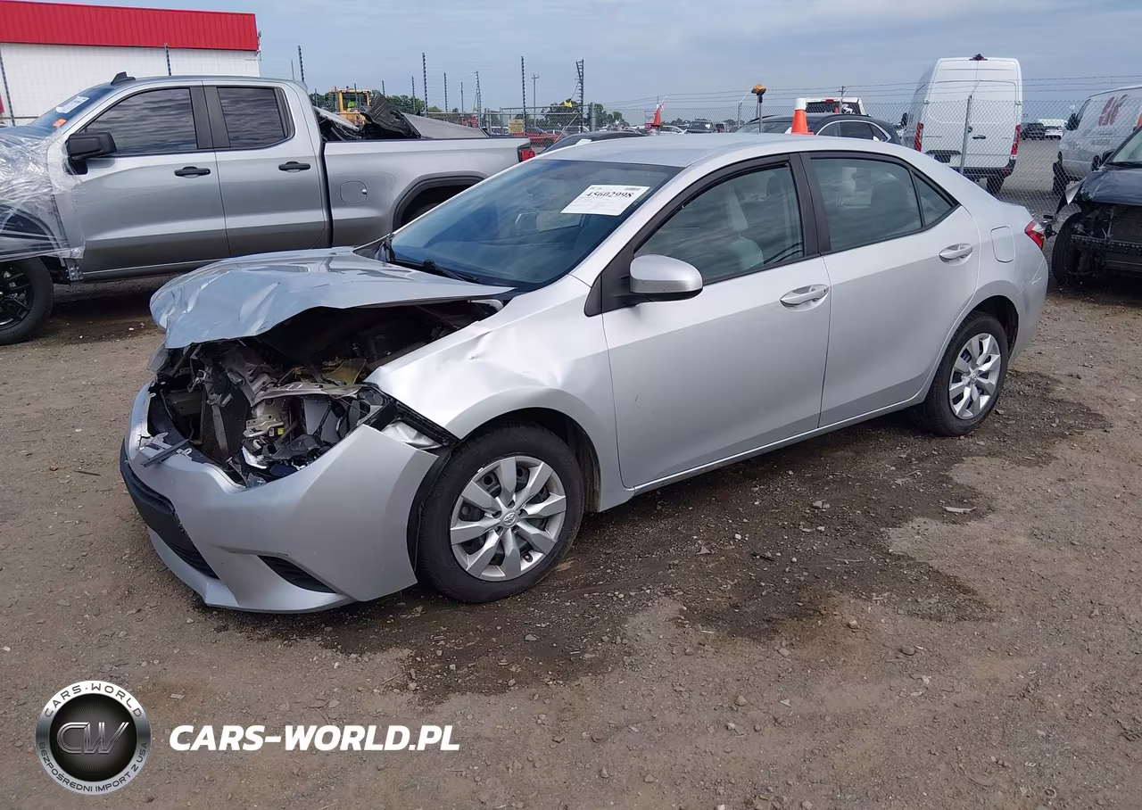 2014 Toyota Corolla Le VIN:5YFBURHE6EP077261 - 2