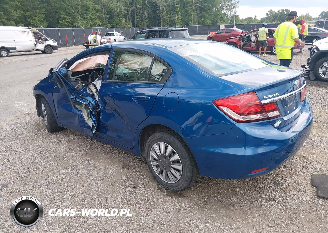 2015 Honda Civic Lx VIN:19XFB2F56FE234341 - 3