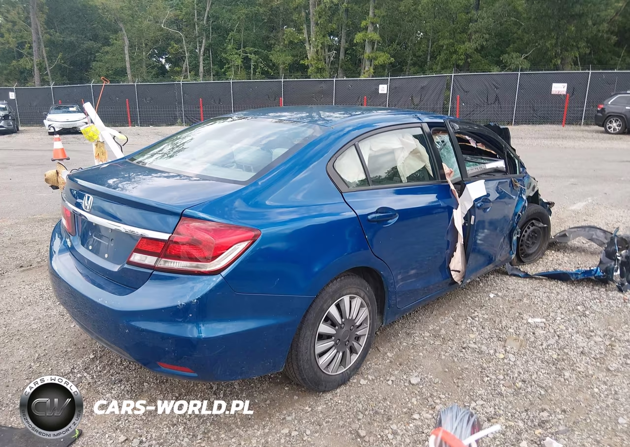 2015 Honda Civic Lx VIN:19XFB2F56FE234341 - 4