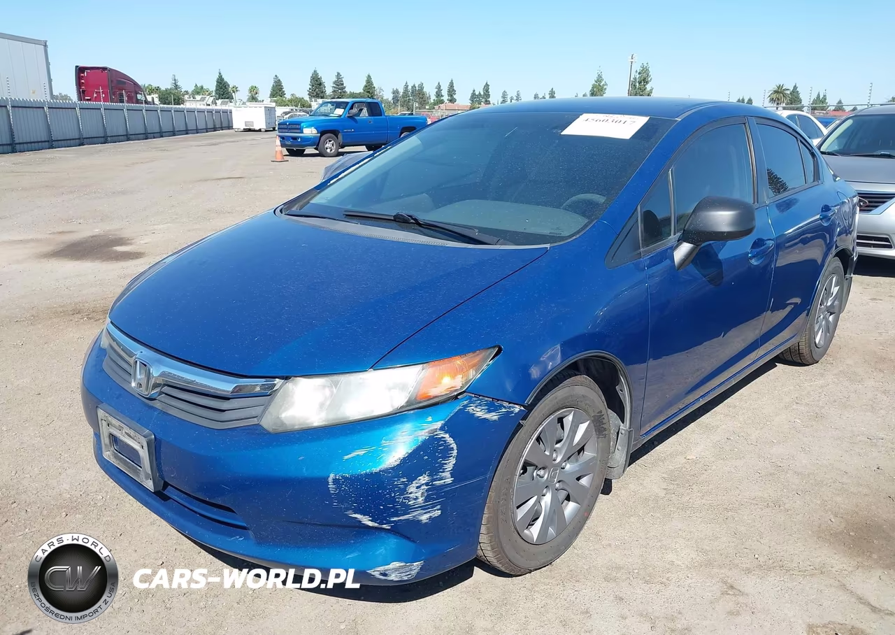 2012 Honda Civic Lx VIN:19XFB2E52CE029998 - 2