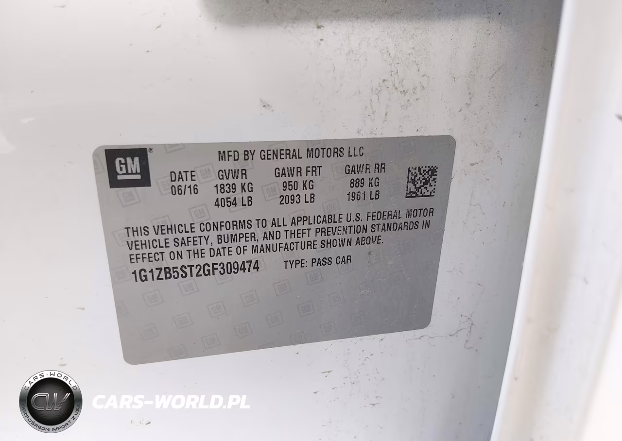 2016 Chevrolet Malibu Ls VIN:1G1ZB5ST2GF309474 - 9
