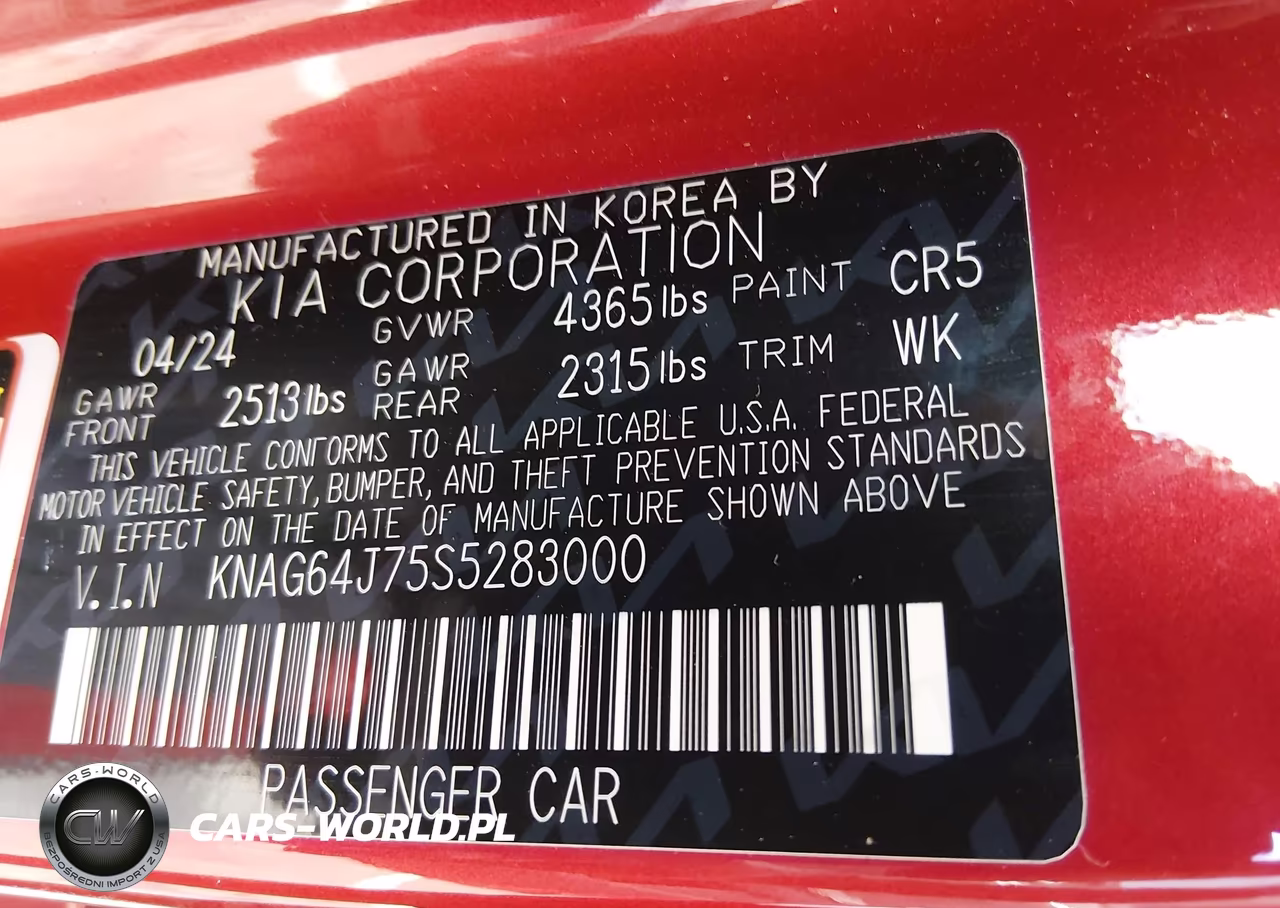 2025 Kia K5 Gt-Line VIN:KNAG64J75S5283000 - 9