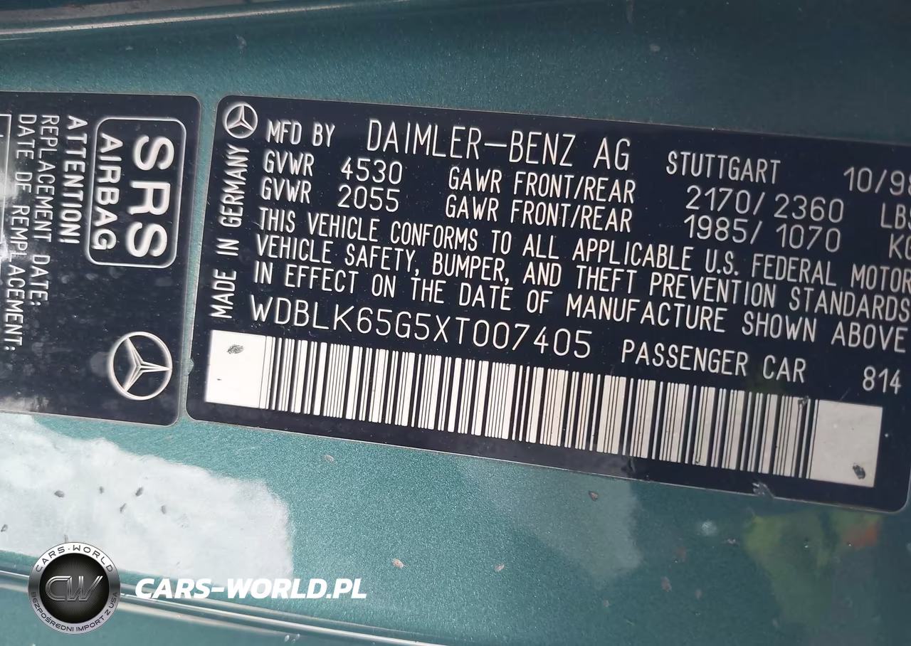 1999 Mercedes-Benz Clk 320 VIN:WDBLK65G5XT007405 - 9