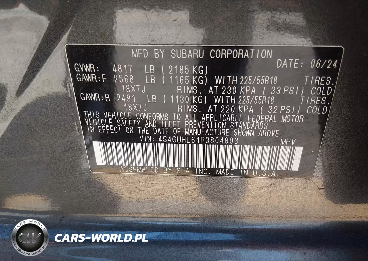 2024 Subaru Crosstrek Limited VIN:4S4GUHL61R3804803 - 9