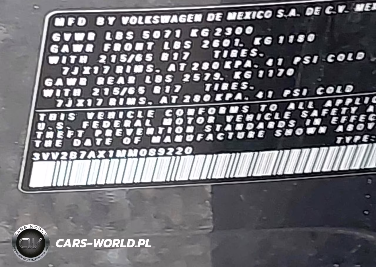 2021 Volkswagen Tiguan 2.0T Se-2.0T Se R-Line Black-2.0T Sel VIN:3VV2B7AX1MM089220 - 9