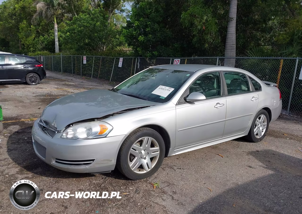 2012 Chevrolet Impala Lt VIN:2G1WB5E39C1140277 - 2