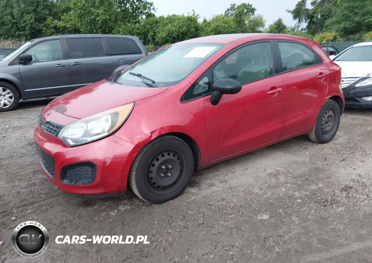 2013 Kia Rio Lx VIN:KNADM5A31D6131336 - 2