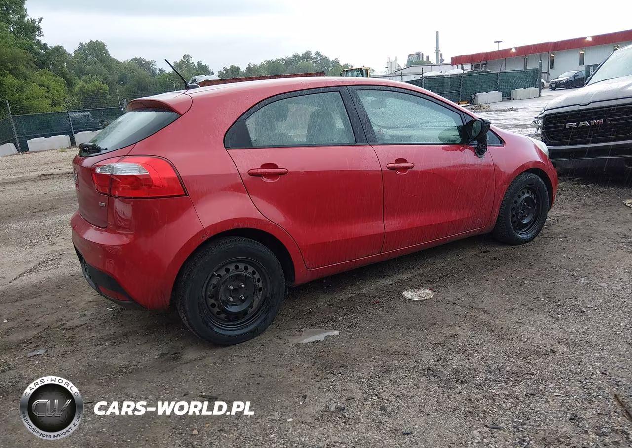 2013 Kia Rio Lx VIN:KNADM5A31D6131336 - 4