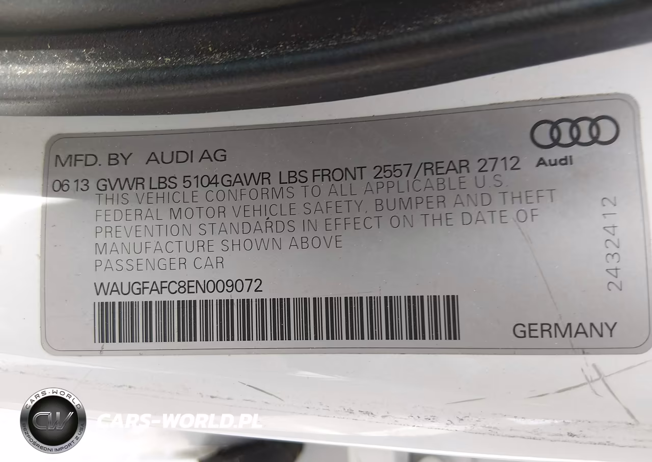 2014 Audi A6 2.0T Premium VIN:WAUGFAFC8EN009072 - 9