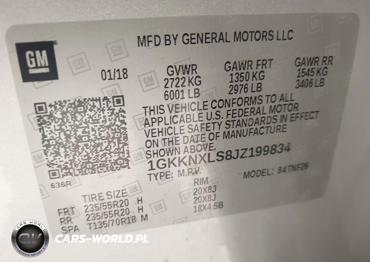 2018 GMC Acadia Denali VIN:1GKKNXLS8JZ199834 - 9