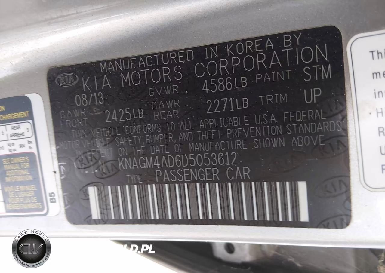 2013 Kia Optima Hybrid Ex VIN:KNAGM4AD6D5053612 - 9