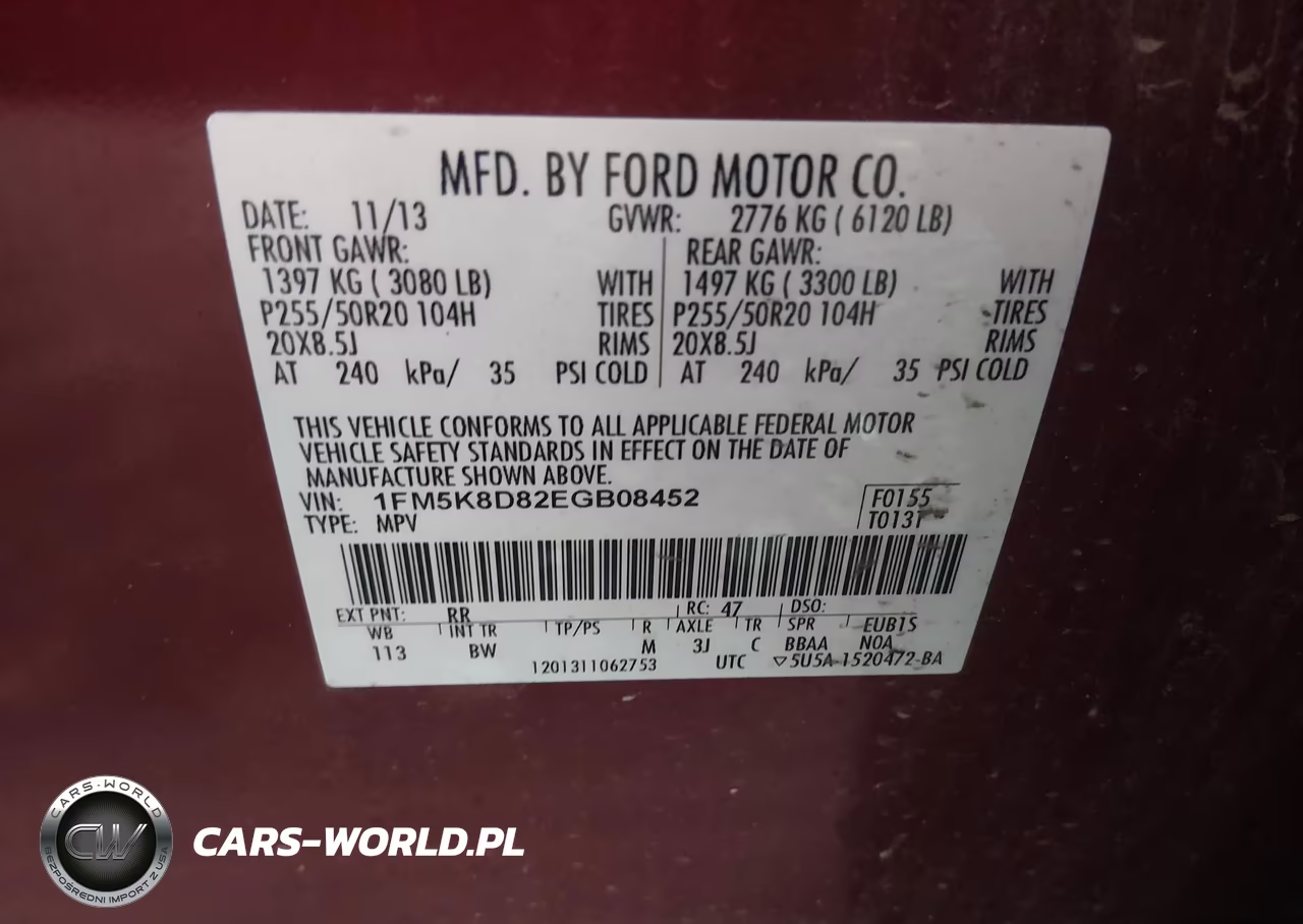 2014 Ford Explorer Xlt VIN:1FM5K8D82EGB08452 - 9