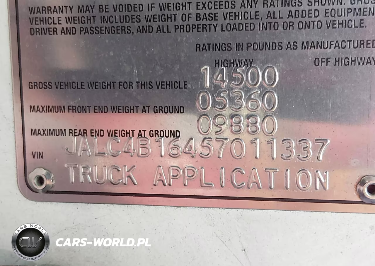 2005 Isuzu W4S042 Npr Hd Dsl Reg VIN:JALC4B16457011337 - 8