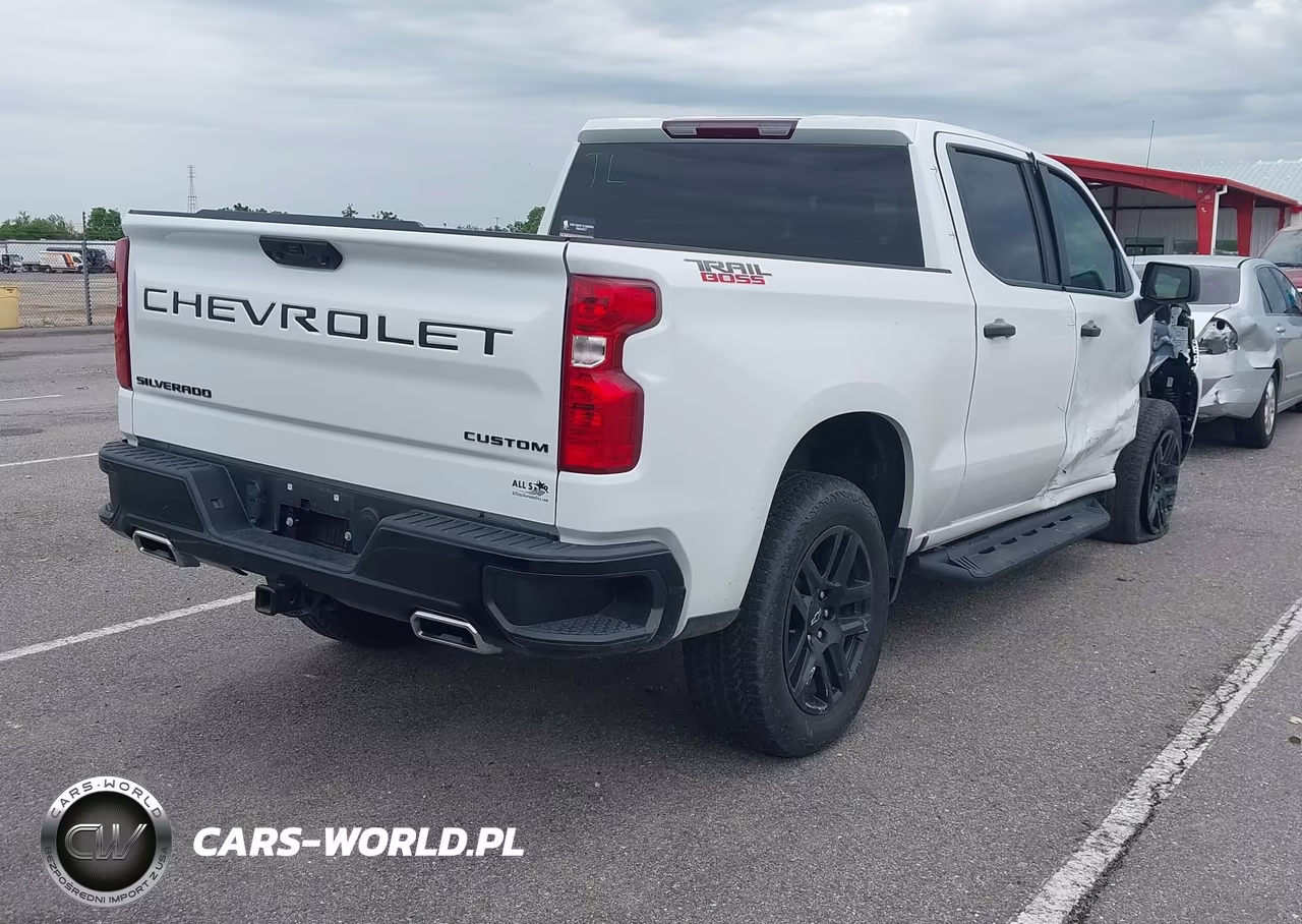 2023 Chevrolet Silverado 1500 4Wd Short Bed Custom Trail Boss VIN:3GCUDCED6PG279835 - 4