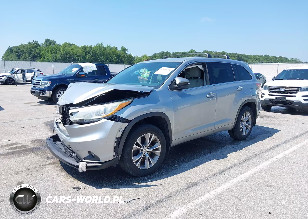 2015 Toyota Highlander Le Plus V6 VIN:5TDBKRFHXFS180470 - 2