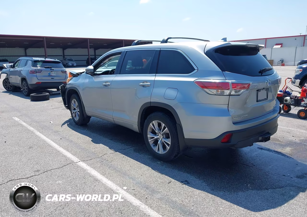 2015 Toyota Highlander Le Plus V6 VIN:5TDBKRFHXFS180470 - 3