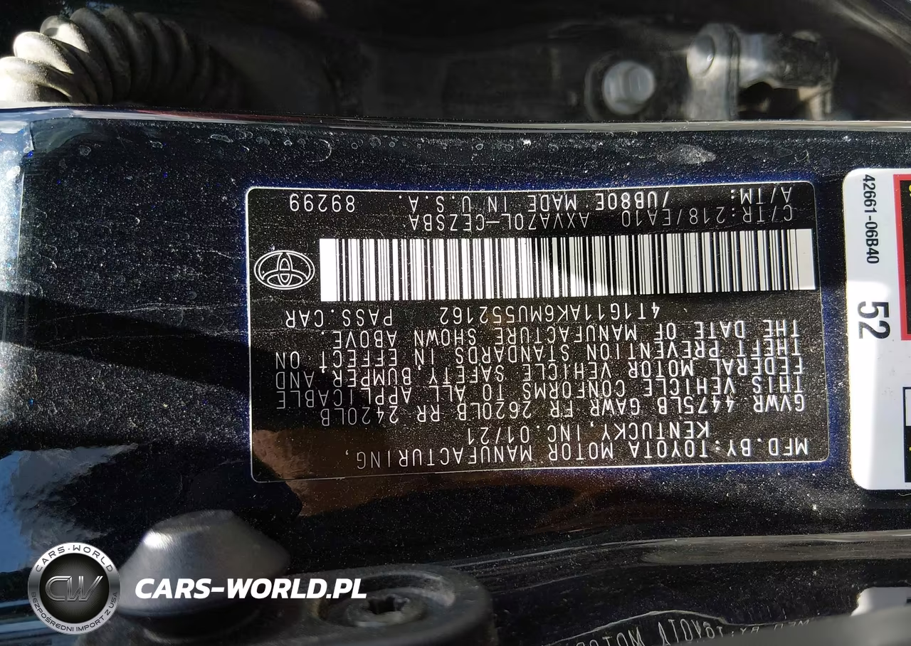 2021 Toyota Camry Se VIN:4T1G11AK6MU552162 - 9