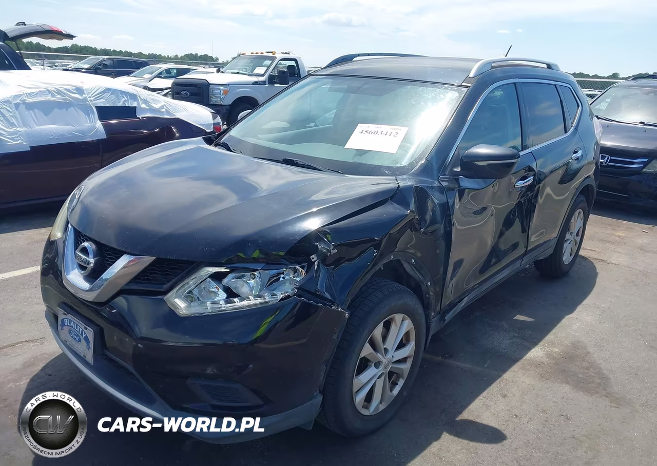 2014 Nissan Rogue Sv VIN:5N1AT2MV7EC855437 - 2