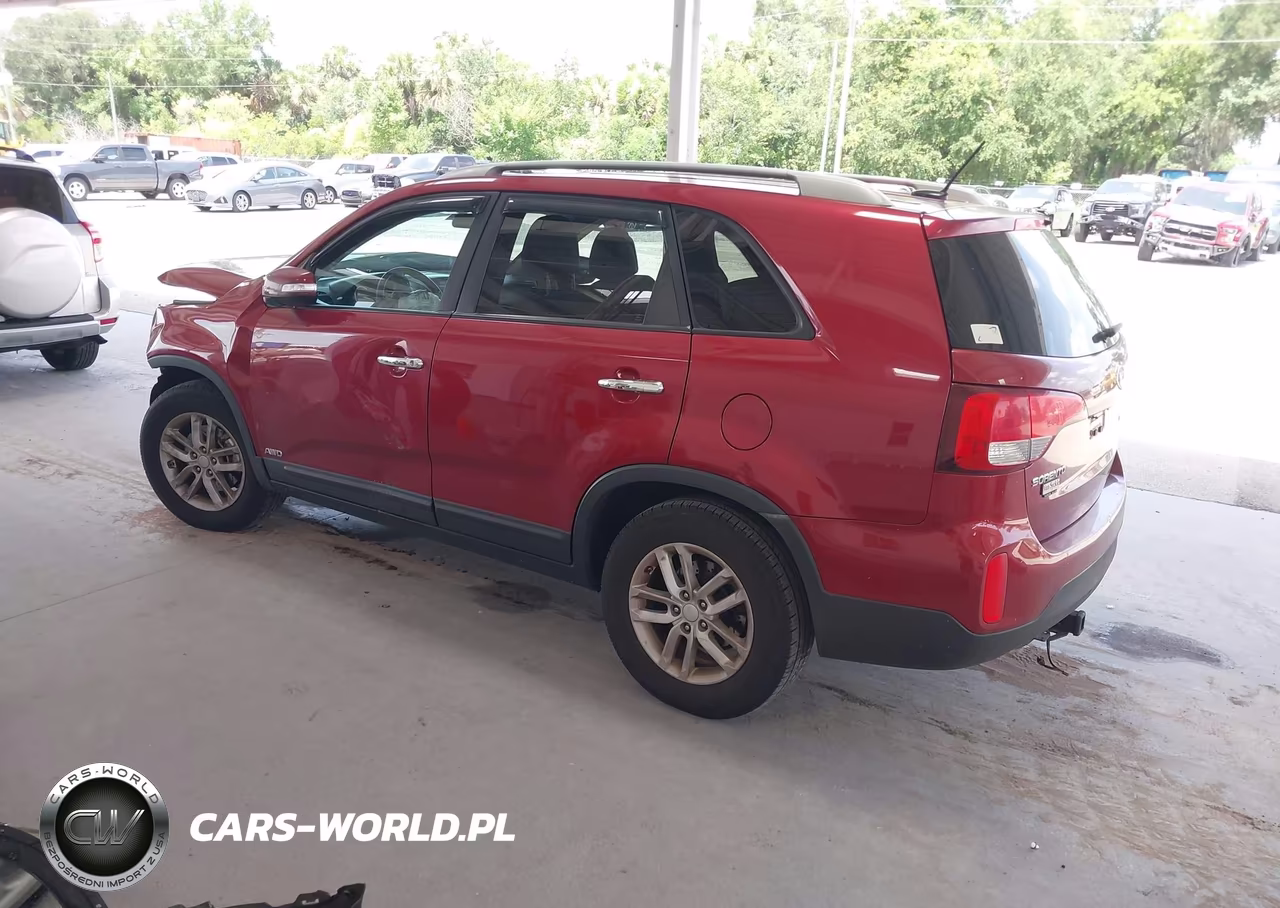 2014 Kia Sorento Lx V6 VIN:5XYKTDA78EG426975 - 3