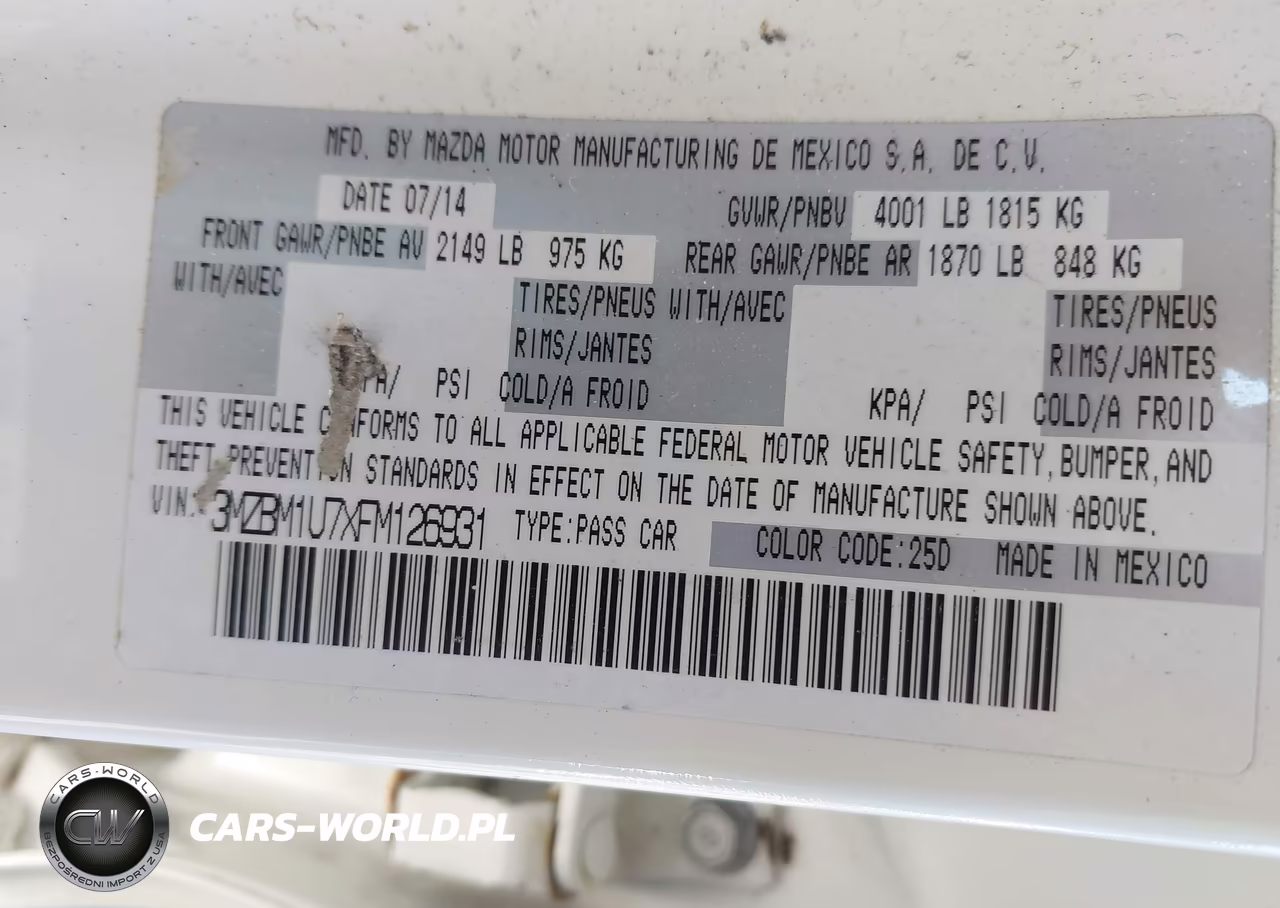 2015 Mazda Mazda3 I Sport VIN:3MZBM1U7XFM126931 - 9