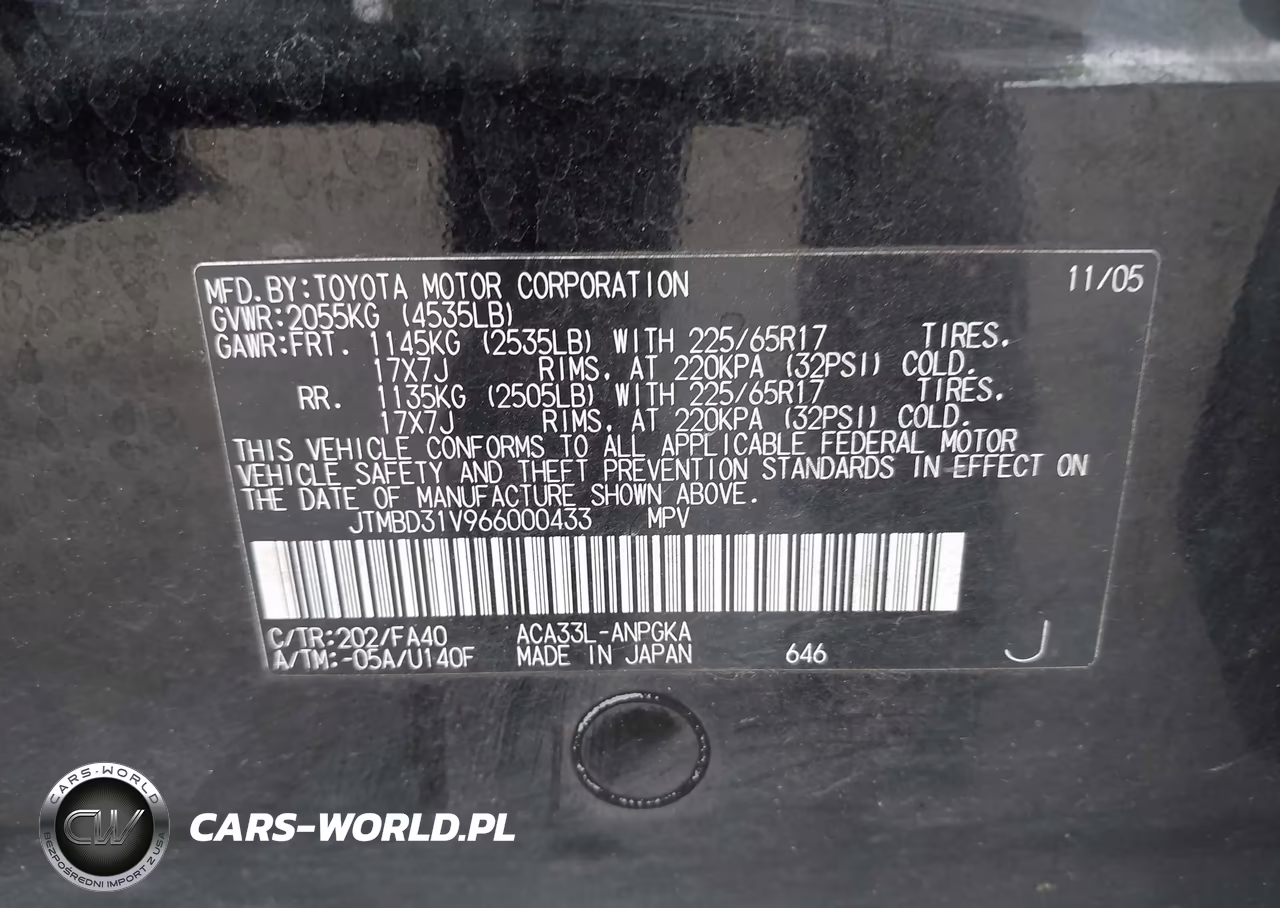2006 Toyota Rav4 Limited VIN:JTMBD31V966000433 - 9