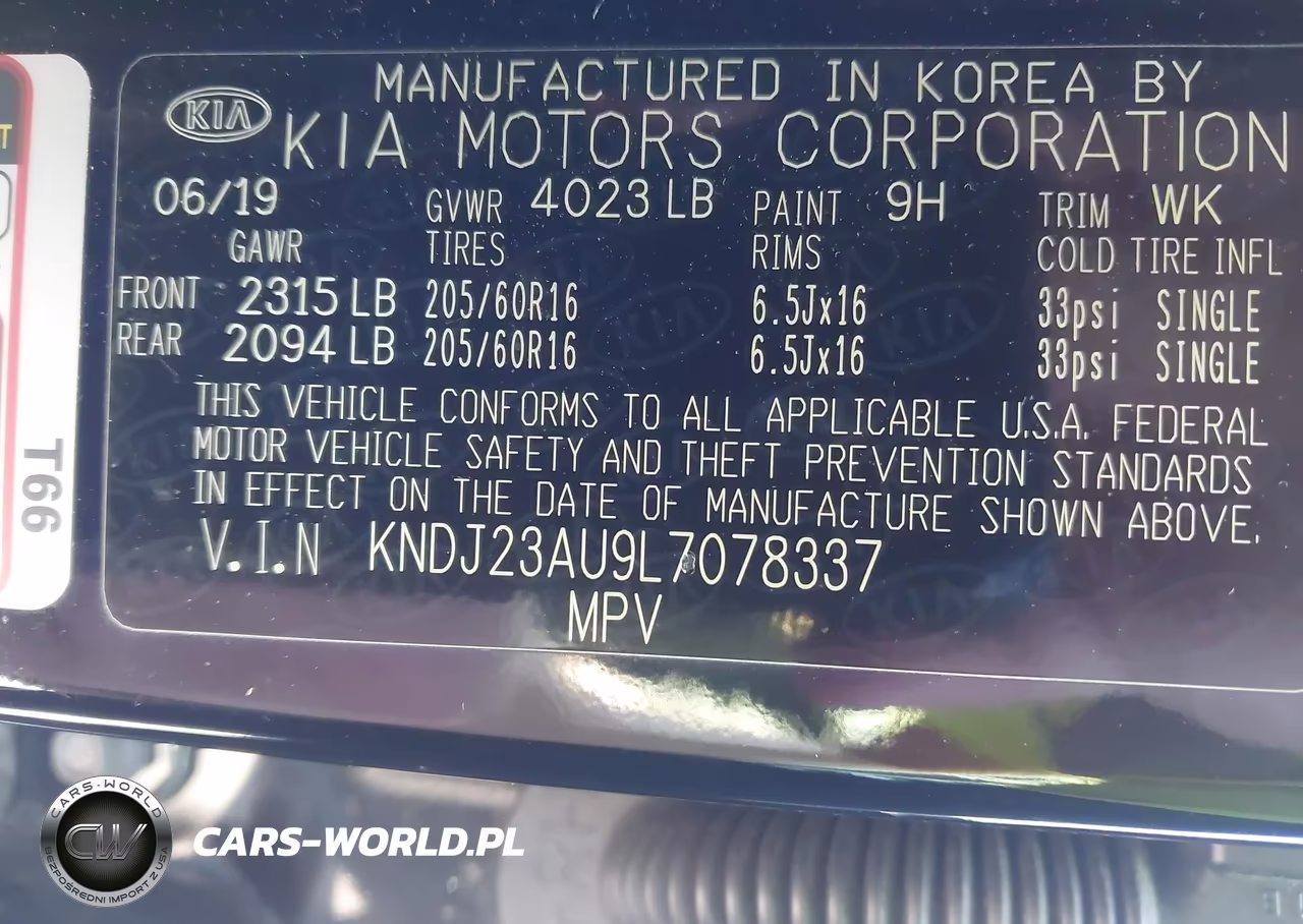 2020 Kia Soul Lx VIN:KNDJ23AU9L7078337 - 9