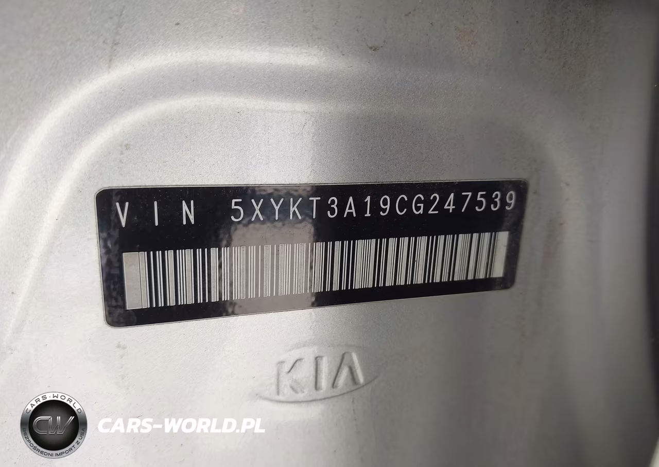 2012 Kia Sorento Lx VIN:5XYKT3A19CG247539 - 9