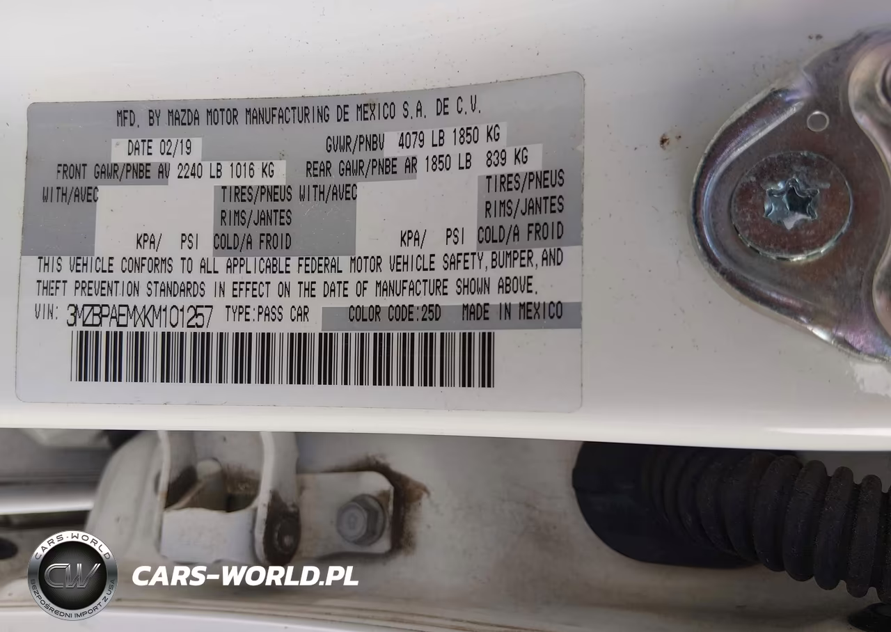 2019 Mazda Mazda3 Premium Package VIN:3MZBPAEMXKM101257 - 9