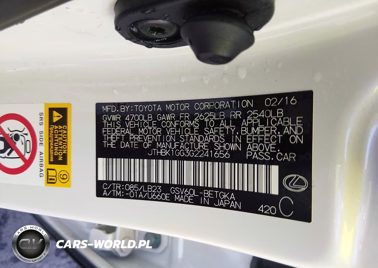 2016 Lexus Es 350 VIN:JTHBK1GG3G2241656 - 9