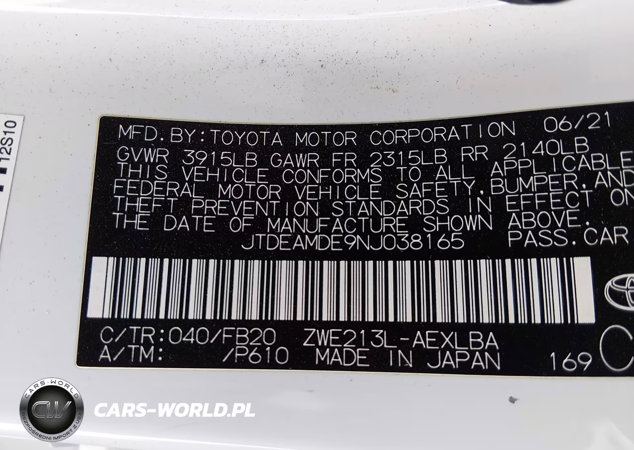 2022 Toyota Corolla Hybrid Le VIN:JTDEAMDE9NJ038165 - 9