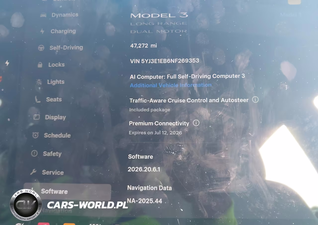2022 Tesla Model 3 Long Range Dual Motor All-Wheel Drive VIN:5YJ3E1EB6NF269353 - 7