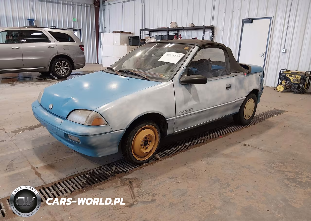 1991 Geo Metro Lsi Sprint Cl VIN:JG1MR336XMK608541 - 2