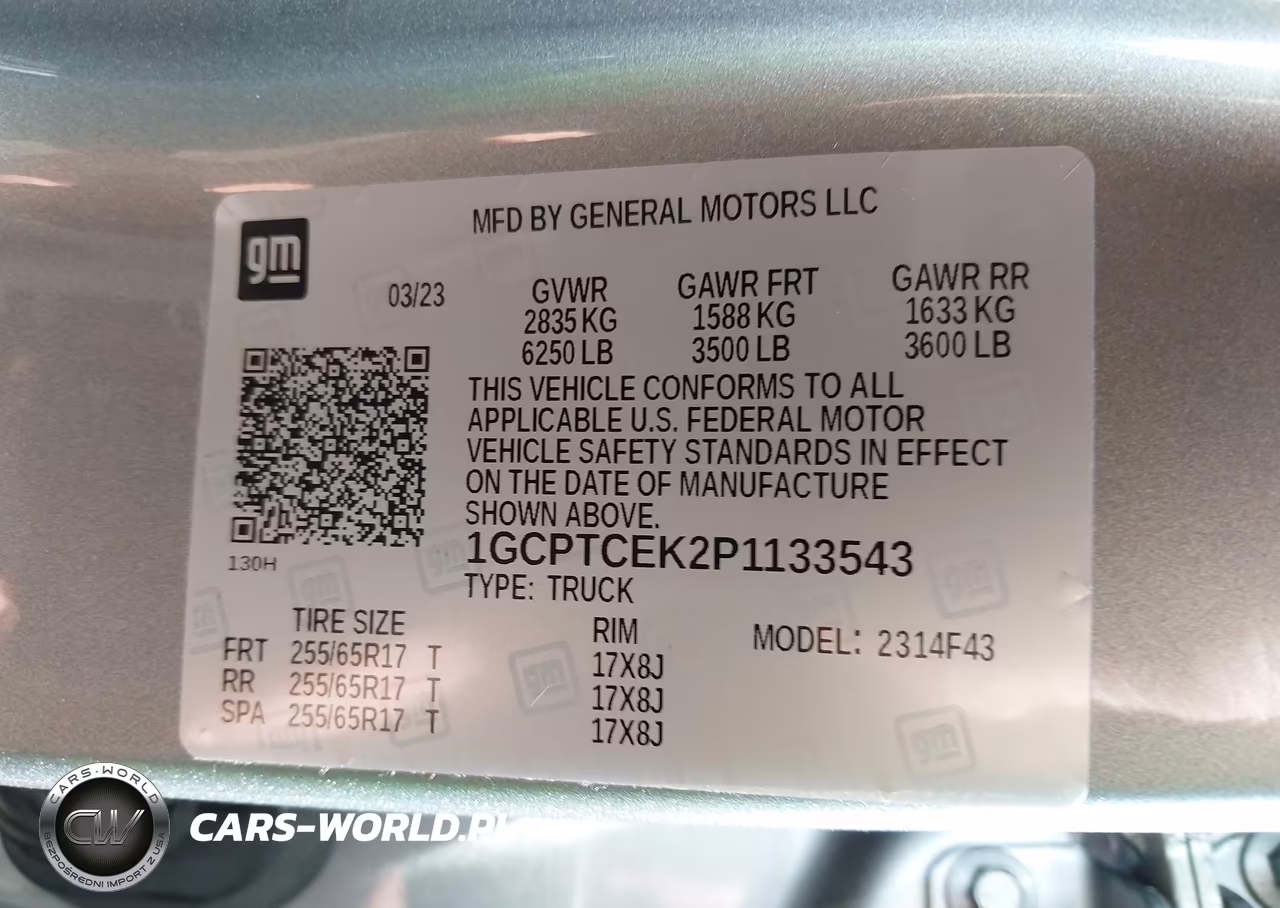 2023 Chevrolet Colorado 4Wd Short Box Lt VIN:1GCPTCEK2P1133543 - 9