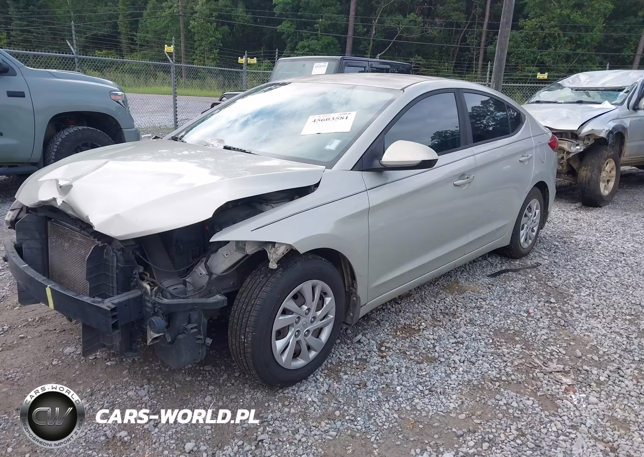 2017 Hyundai Elantra Se VIN:KMHD74LF7HU352870 - 2