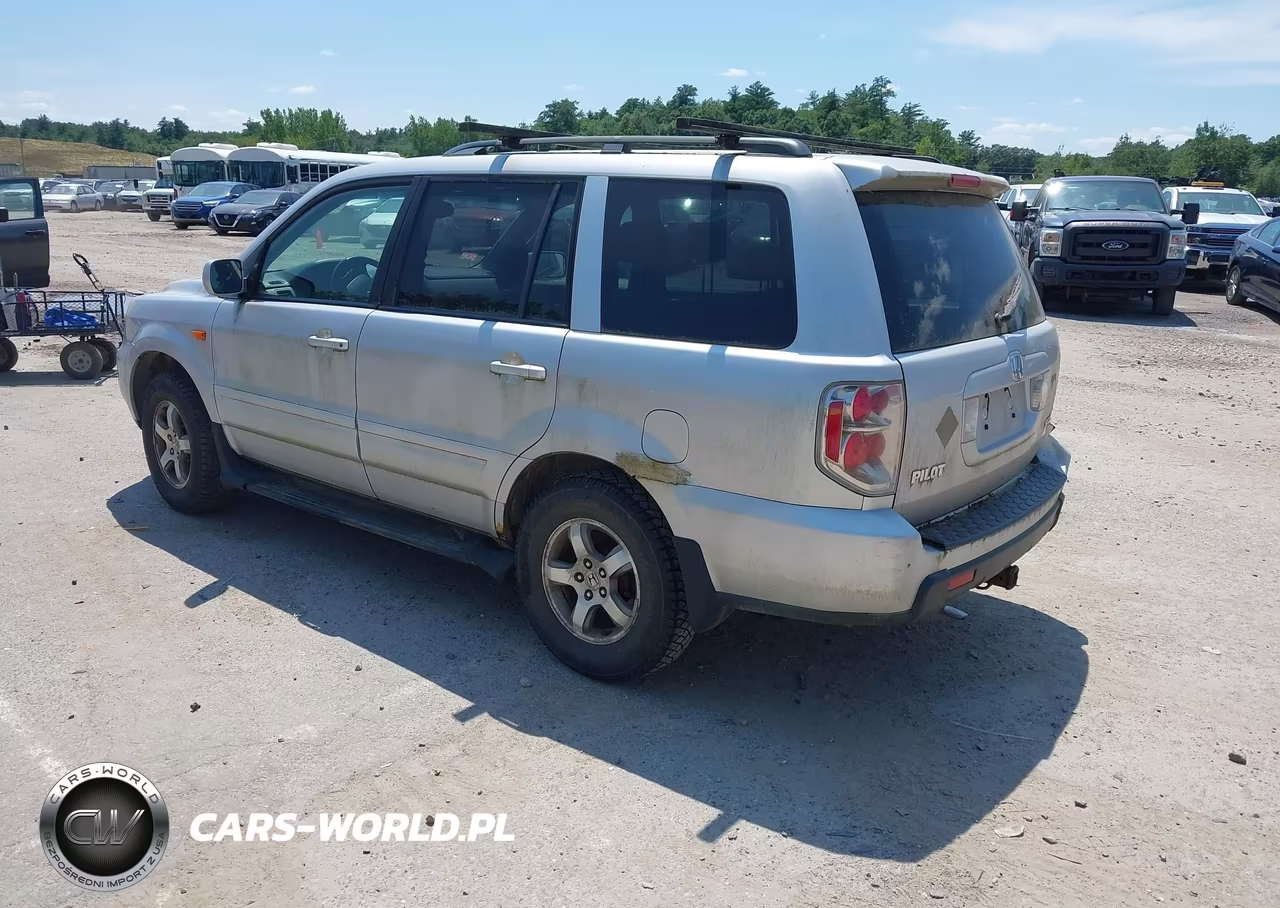 2006 Honda Pilot Ex-L VIN:2HKYF185X6H541222 - 3