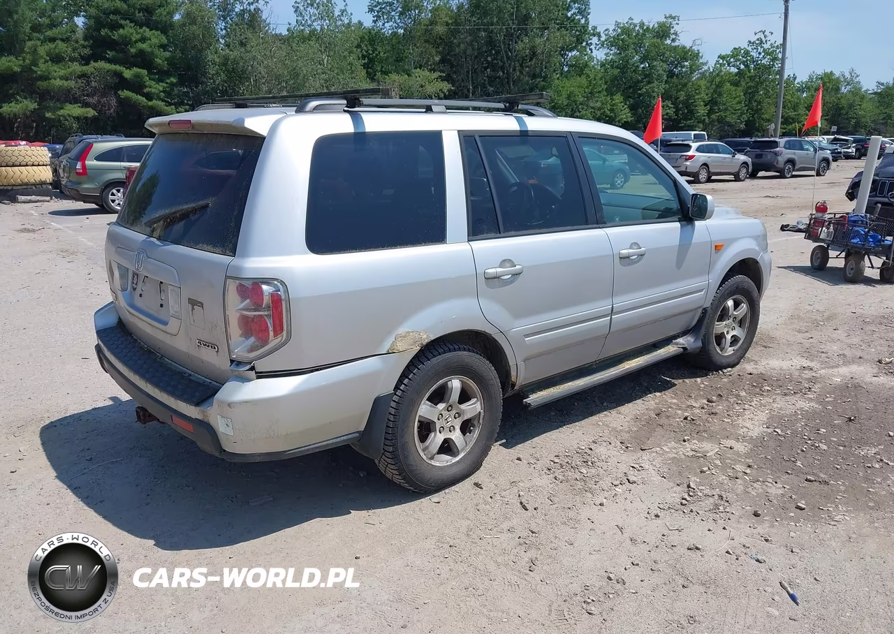 2006 Honda Pilot Ex-L VIN:2HKYF185X6H541222 - 4