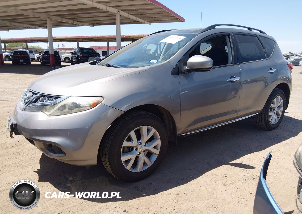 2012 Nissan Murano Sv VIN:JN8AZ1MU9CW113464 - 2