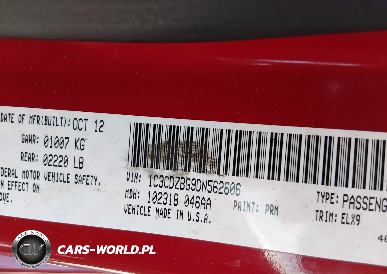 2013 Dodge Avenger R-T VIN:1C3CDZBG9DN562606 - 9