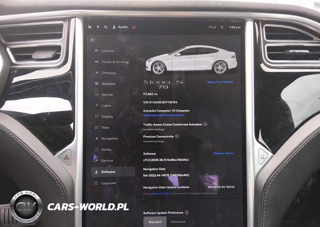 2015 Tesla Model S 60-70-85 VIN:5YJSA1E12FF118753 - 17