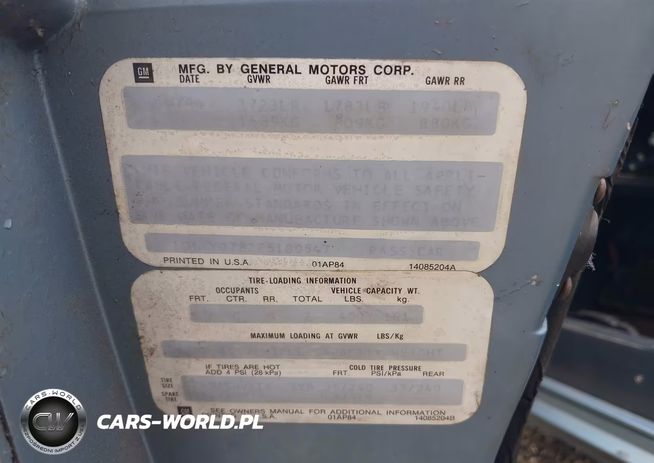 1985 Chevrolet Corvette VIN:1G1YY0782F5100547 - 9