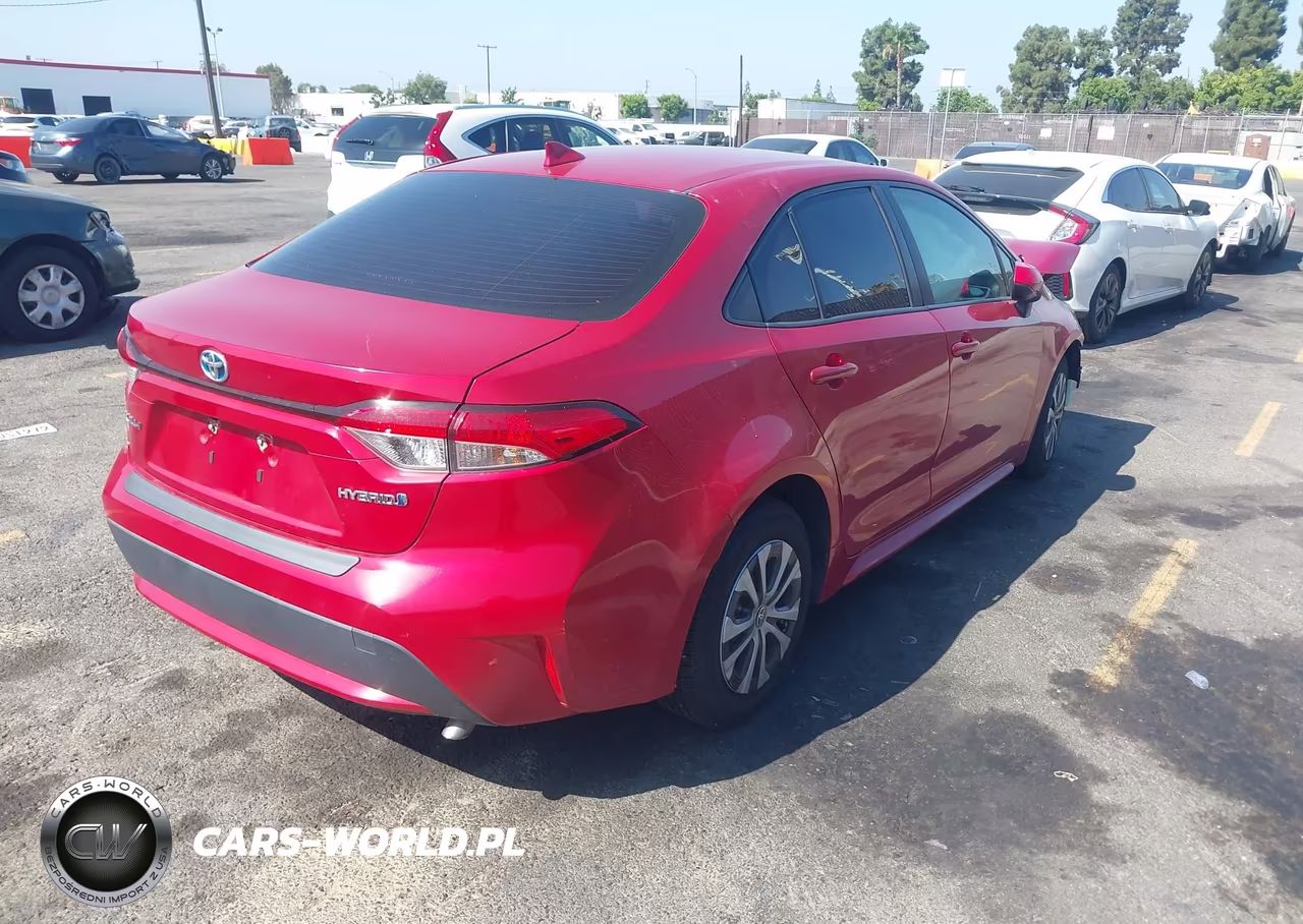 2021 Toyota Corolla Hybrid Le VIN:JTDEAMDE9MJ011868 - 4