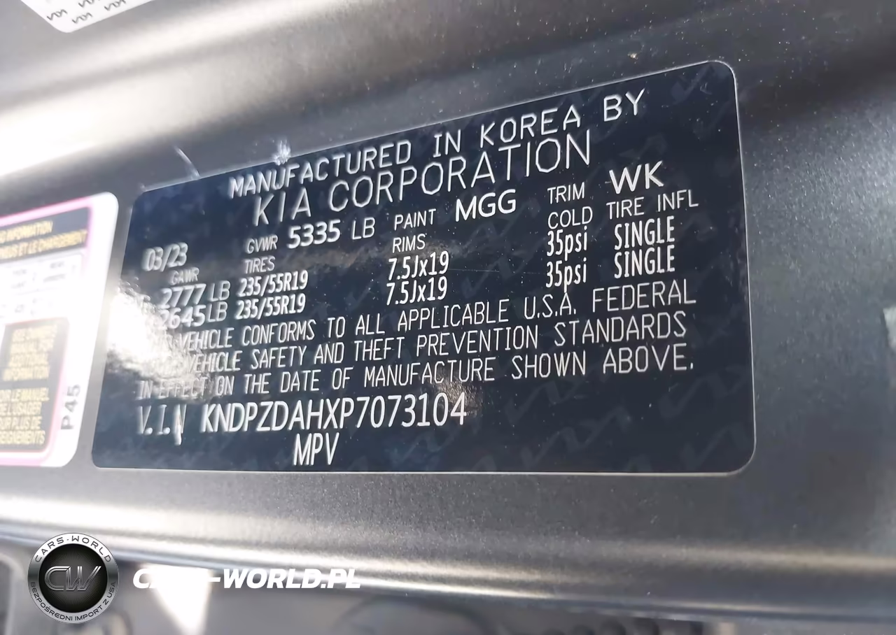 2023 Kia Sportage Plug-In Hybrid X-Line Prestige VIN:KNDPZDAHXP7073104 - 9