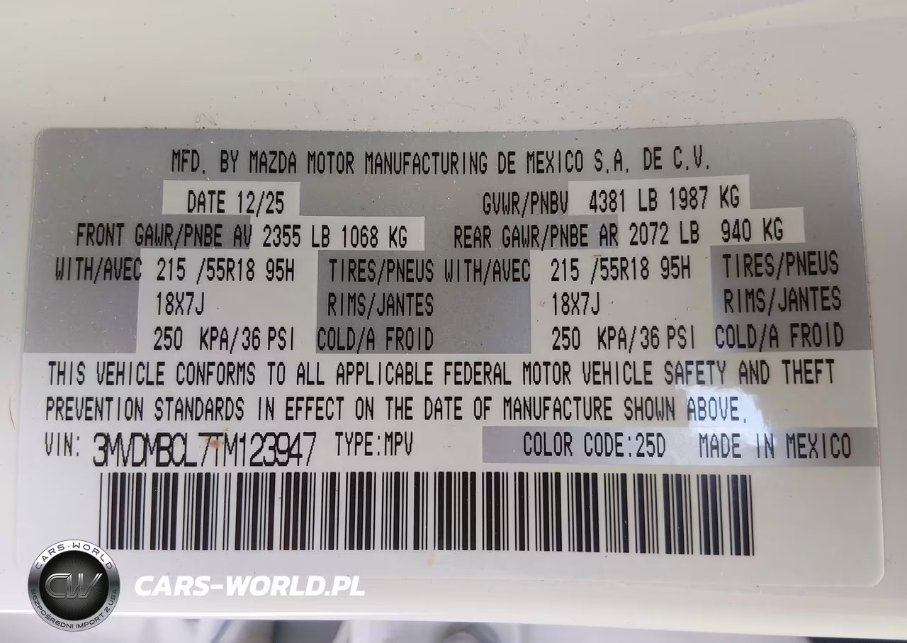 2026 Mazda Cx-30 2.5 S Preferred VIN:3MVDMBCL7TM123947 - 9