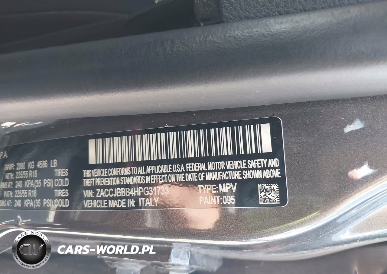 2017 Jeep Renegade Altitude VIN:ZACCJBBB4HPG31733 - 9