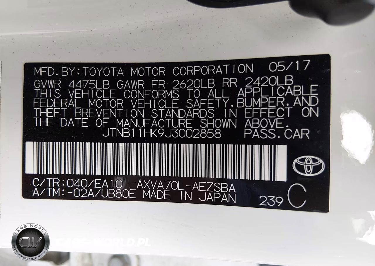 2018 Toyota Camry Se VIN:JTNB11HK9J3002858 - 9