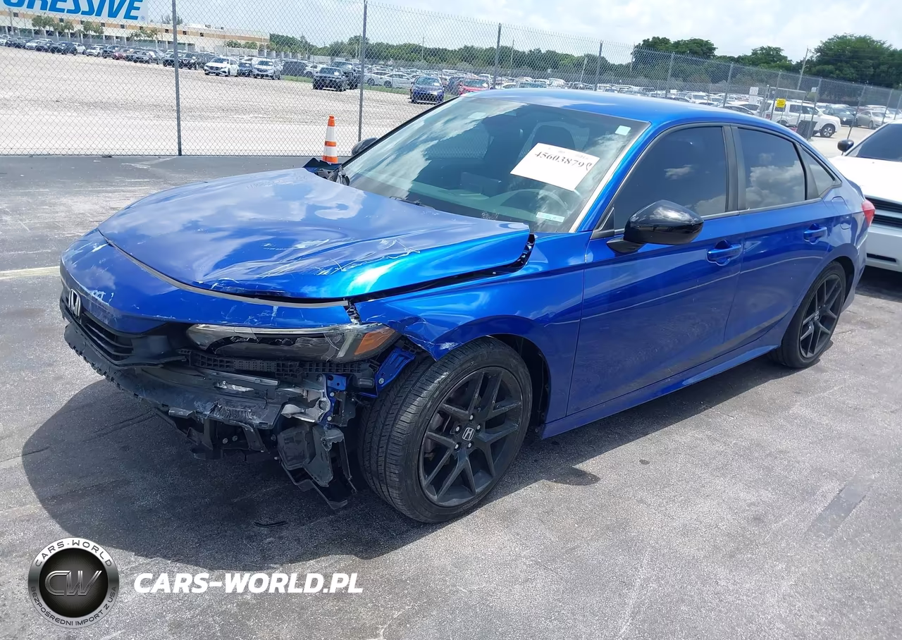 2022 Honda Civic Sport VIN:2HGFE2F53NH534737 - 2