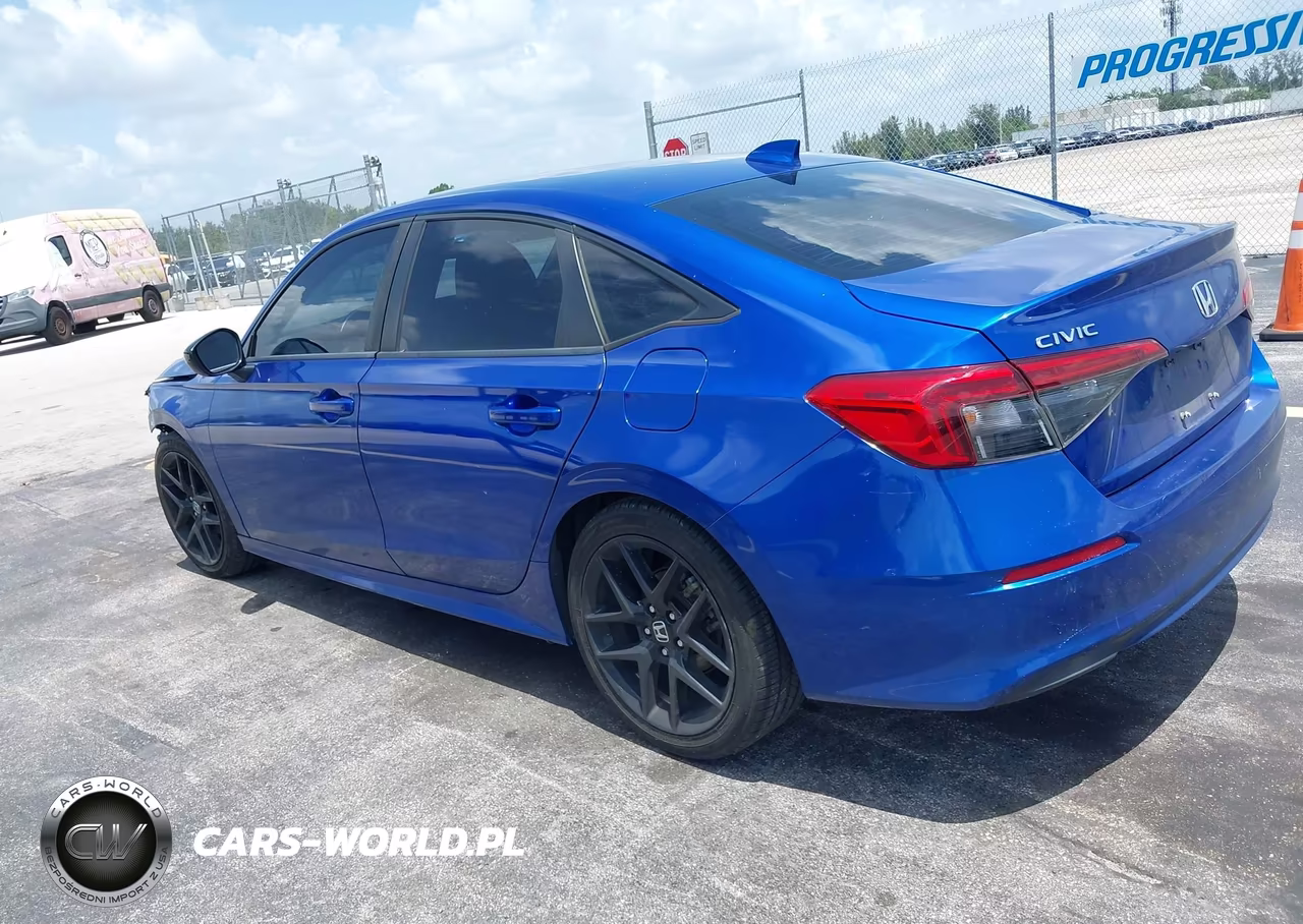 2022 Honda Civic Sport VIN:2HGFE2F53NH534737 - 3