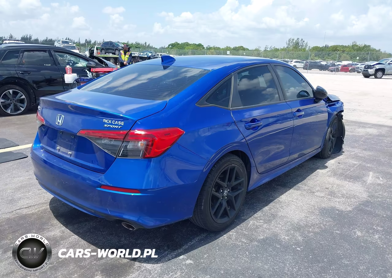 2022 Honda Civic Sport VIN:2HGFE2F53NH534737 - 4